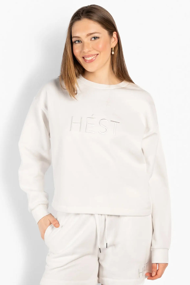 Hest 2610100614 0003 Gabriella White Sweatshirt
