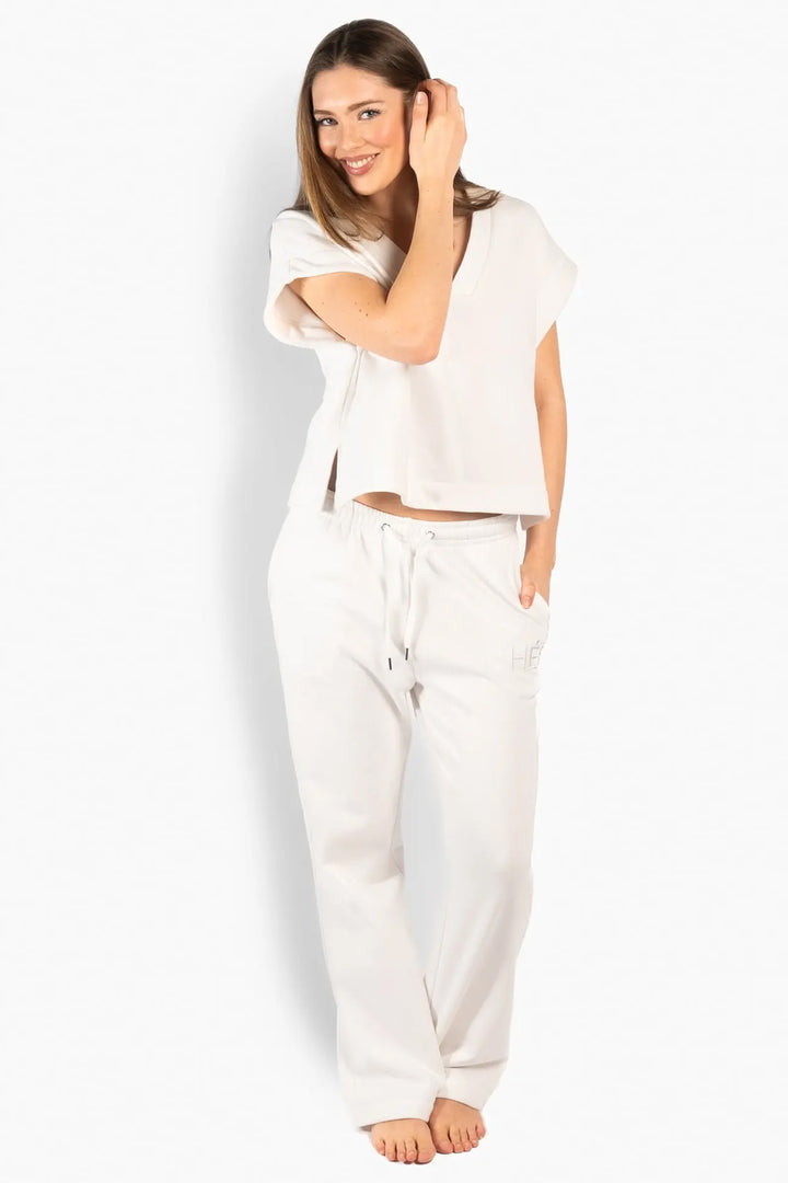 Hest 2610230616 0003 Gabriella White Sweat Pants