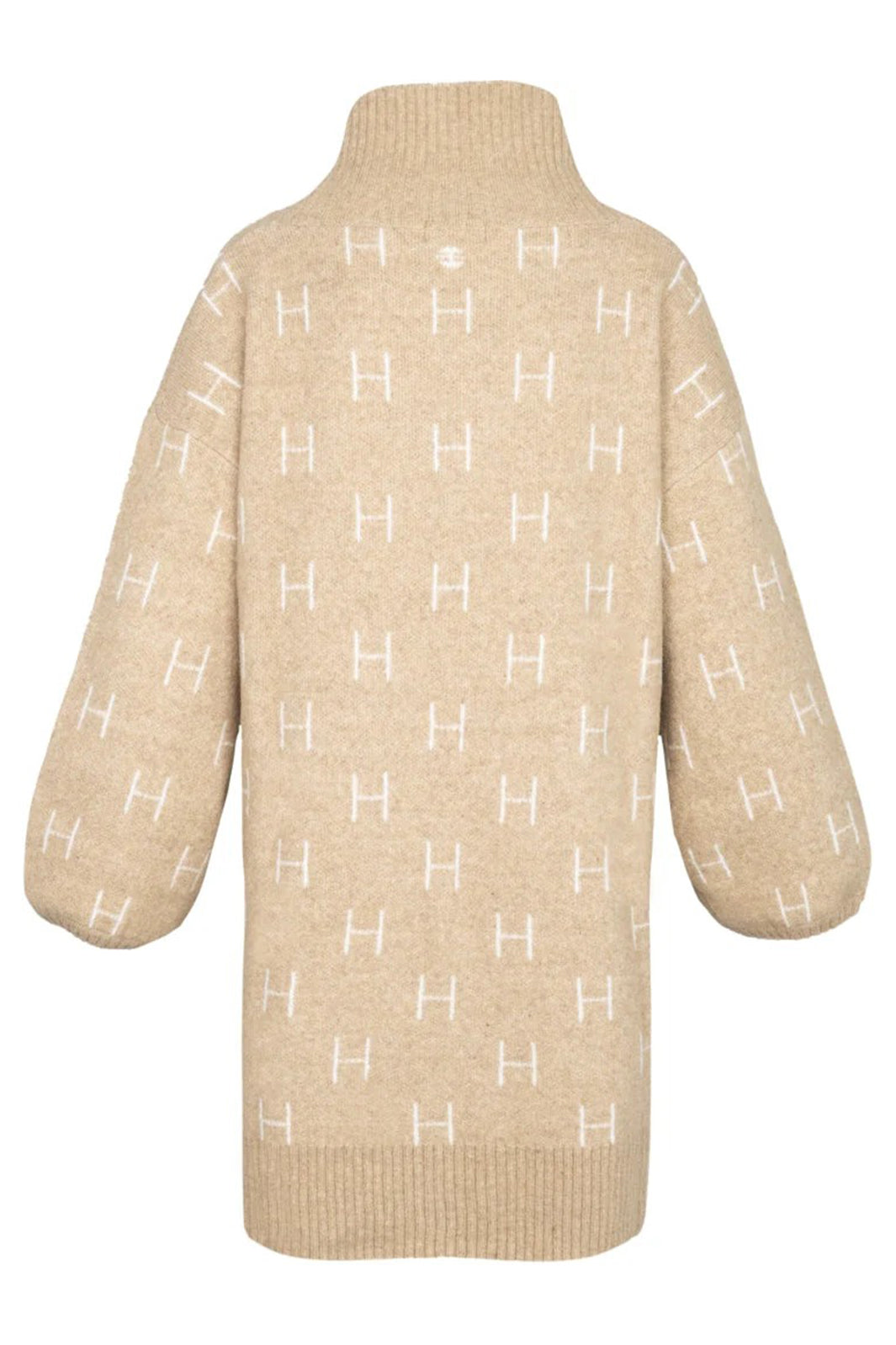 Hest H151421 Fam Beige Long Wool Mix Sweater