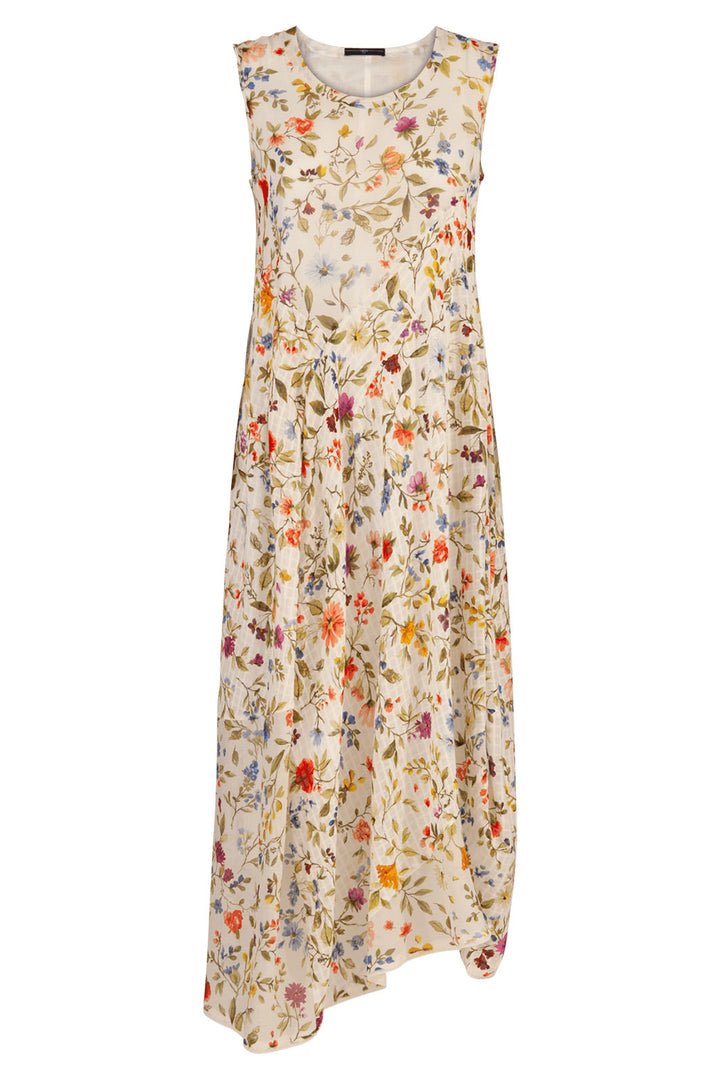 High Awakening Floral Print Flare Fit Dress White 721657 00011 - Lonah Boutique Westbourne