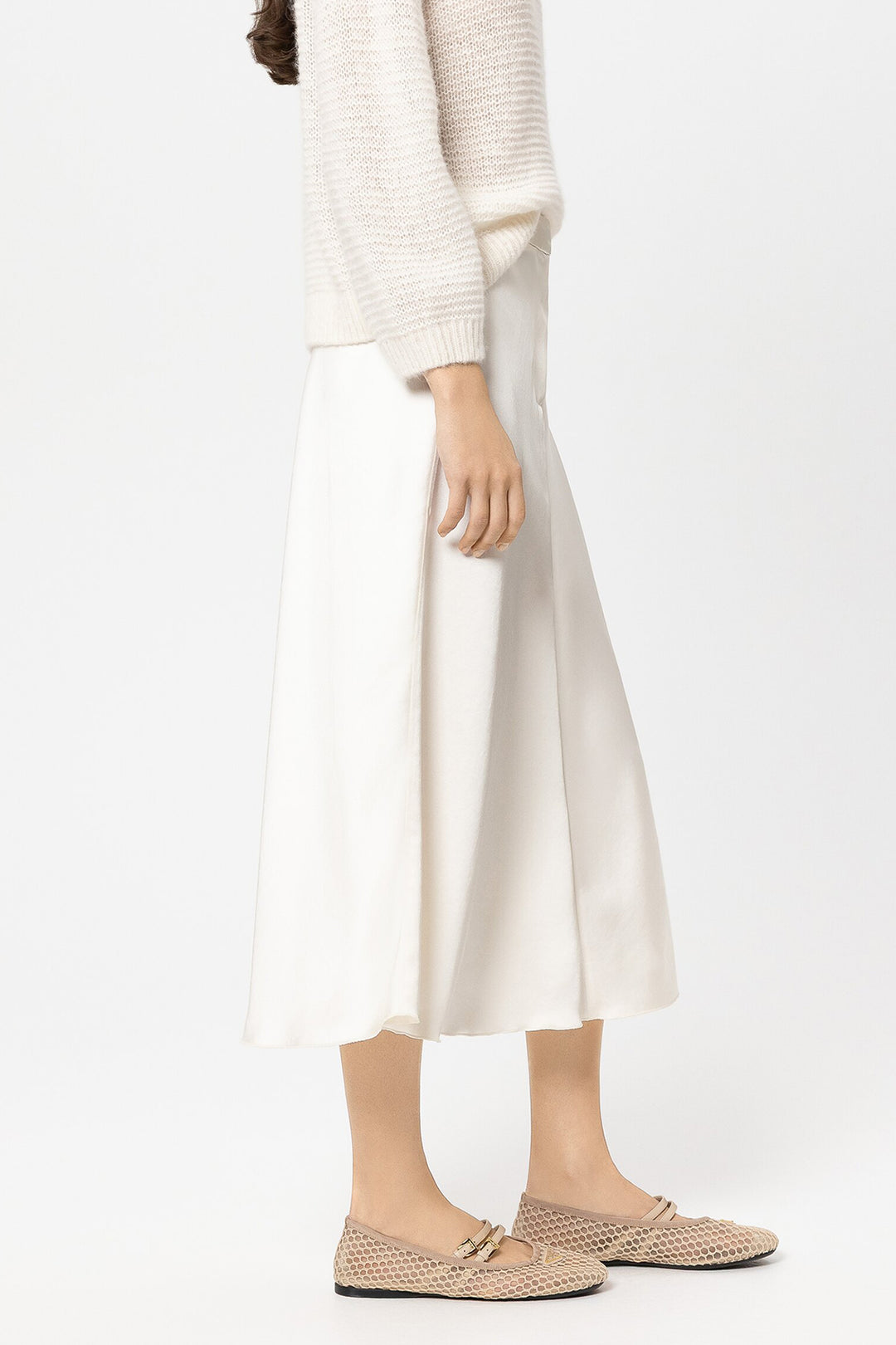 Lucia Cerano 53831 3777 Cream Satin Skirt