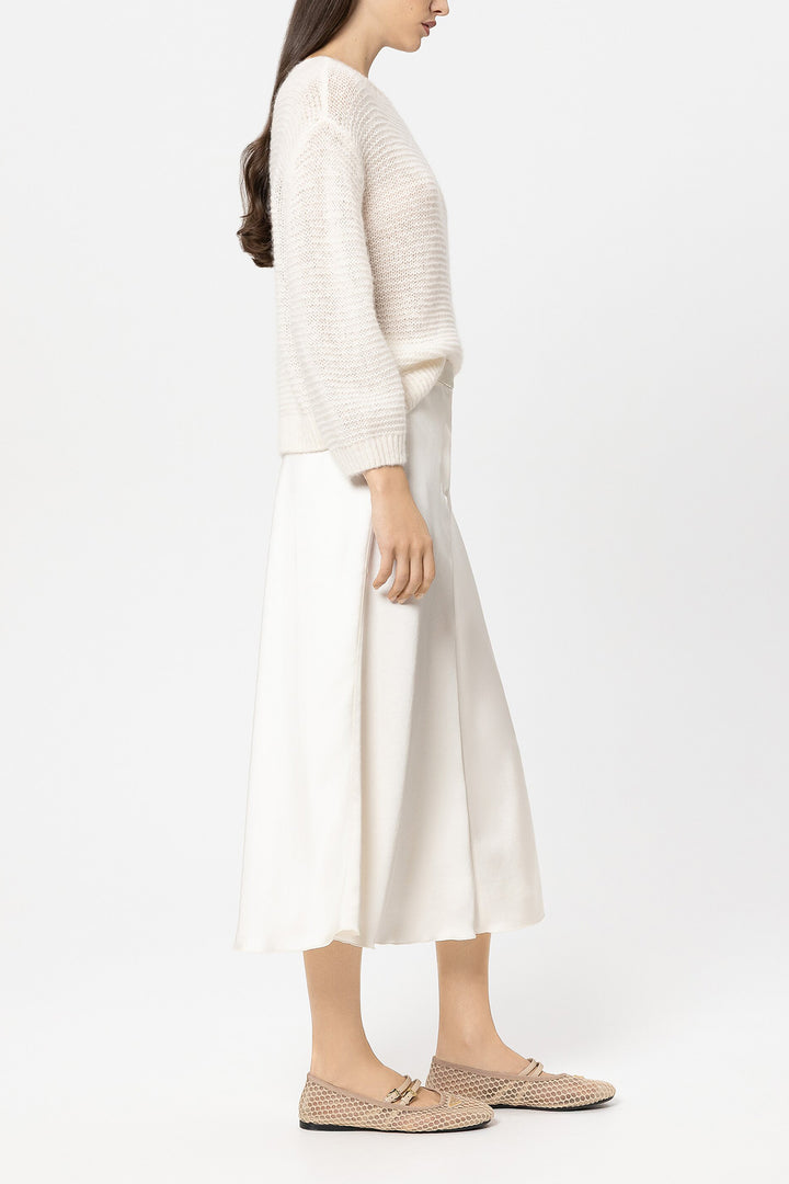 Lucia Cerano 53831 3777 Cream Satin Skirt