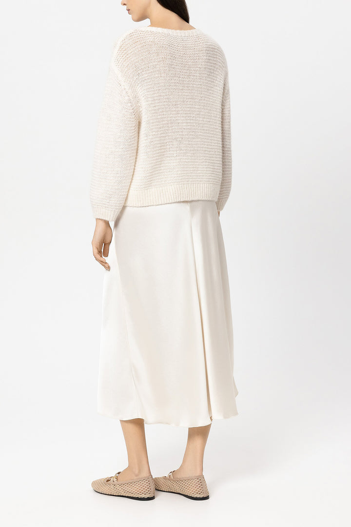 Lucia Cerano 53831 3777 Cream Satin Skirt