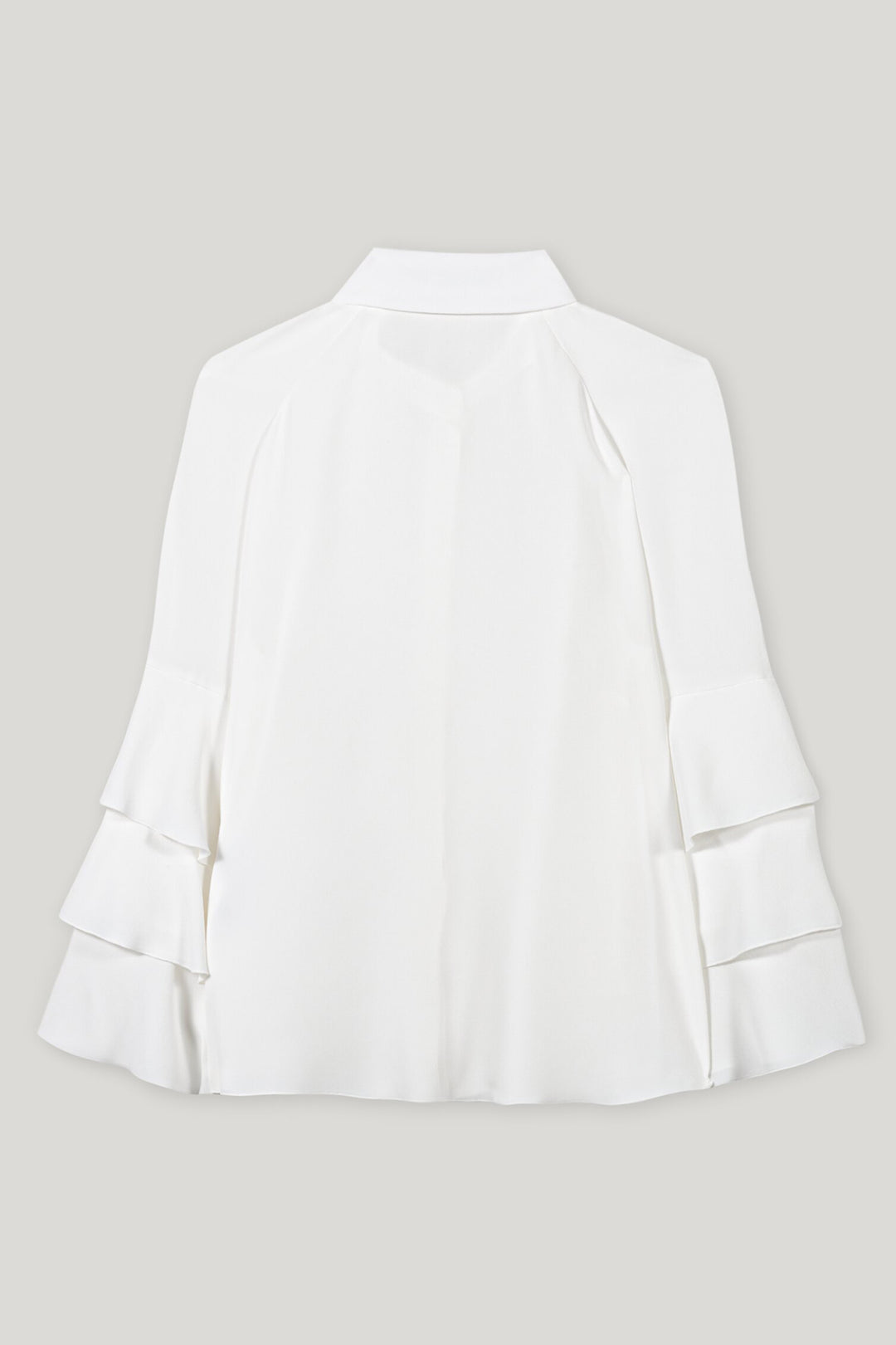 Luisa Cerano 228583 2179 Creamy Powder White Silk Blend Blouse 103