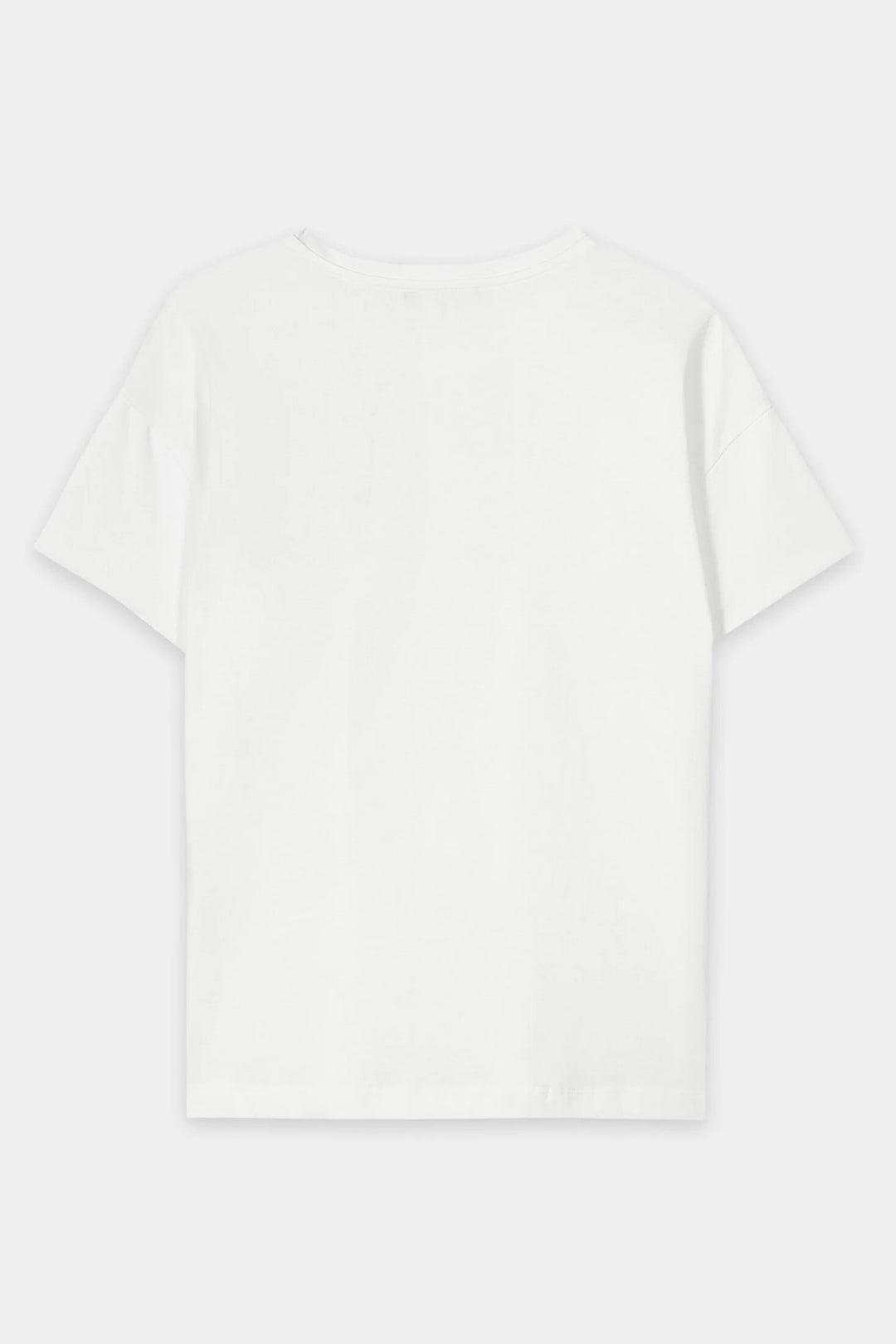 Luisa Cerano 338375 7941 White Flowers T-Shirt