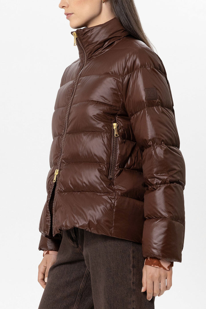 Luisa Cerano 448547/4133 Outdoor Padded Jacket Marone Brown, side view