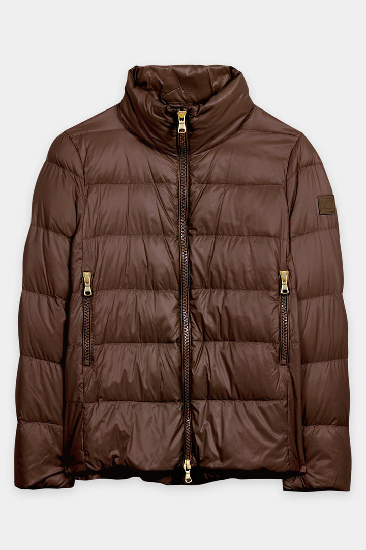 Luisa Cerano 448547/4133 Outdoor Padded Jacket Marone Brown, front packshot