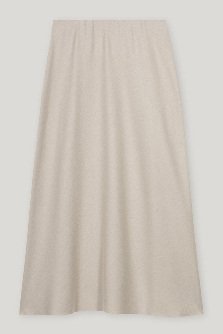 Beige skirt on a white background