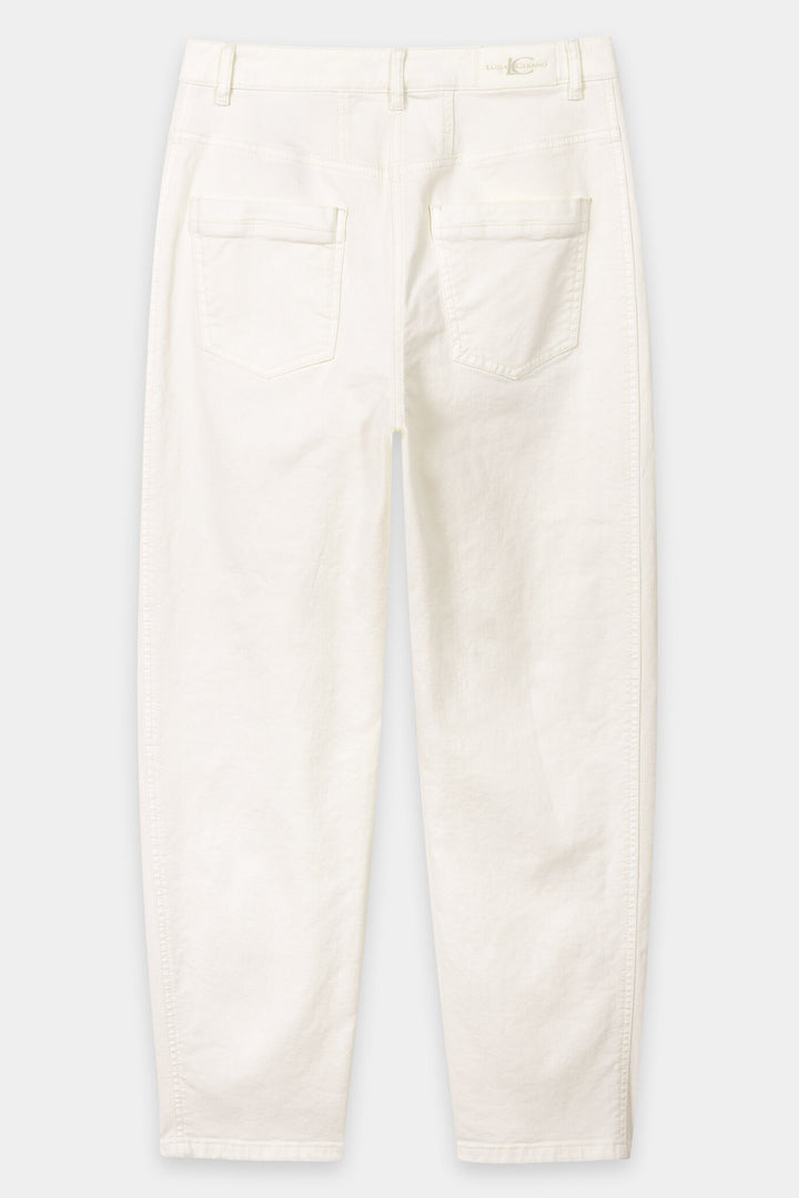 Luisa Cerano 638857 3797 Cream Denim Trousers 0105