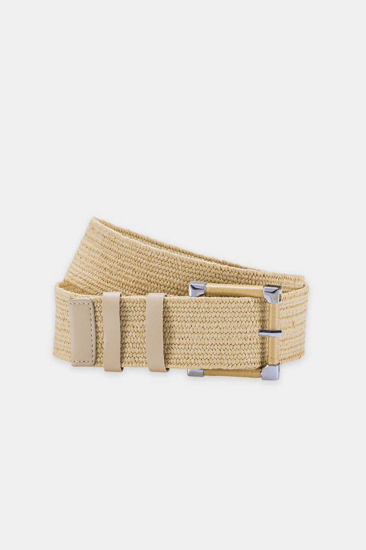 Luisa Cerano 838531 9492 Sand Raffia Belt 0727