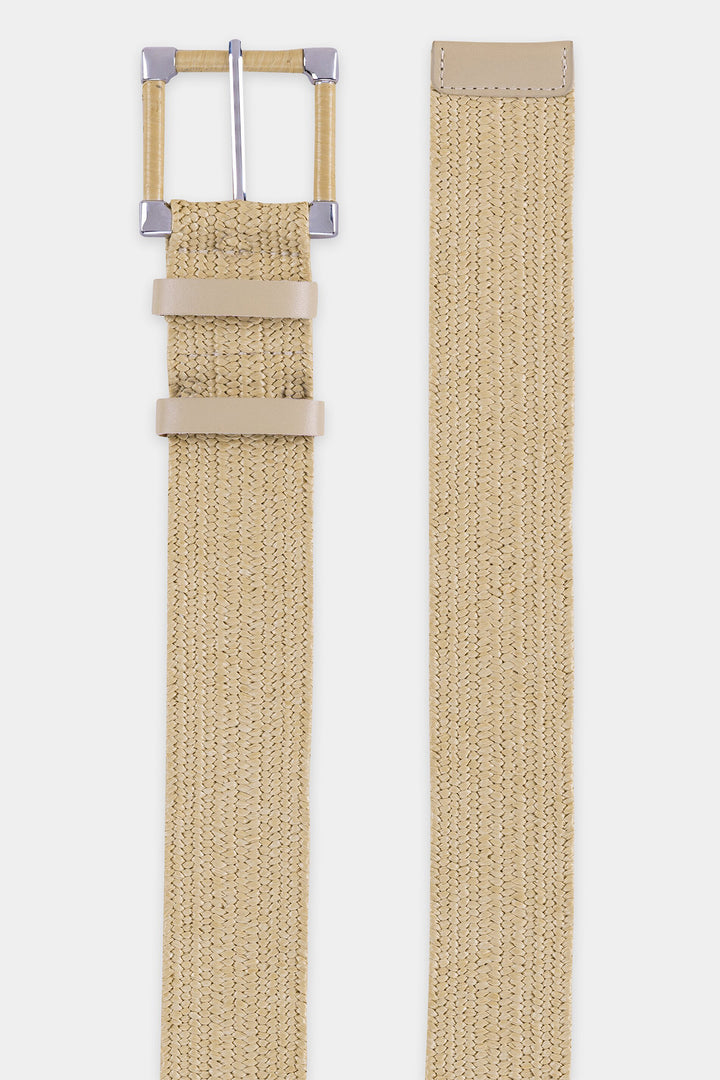 Luisa Cerano 838531 9492 Sand Raffia Belt 0727