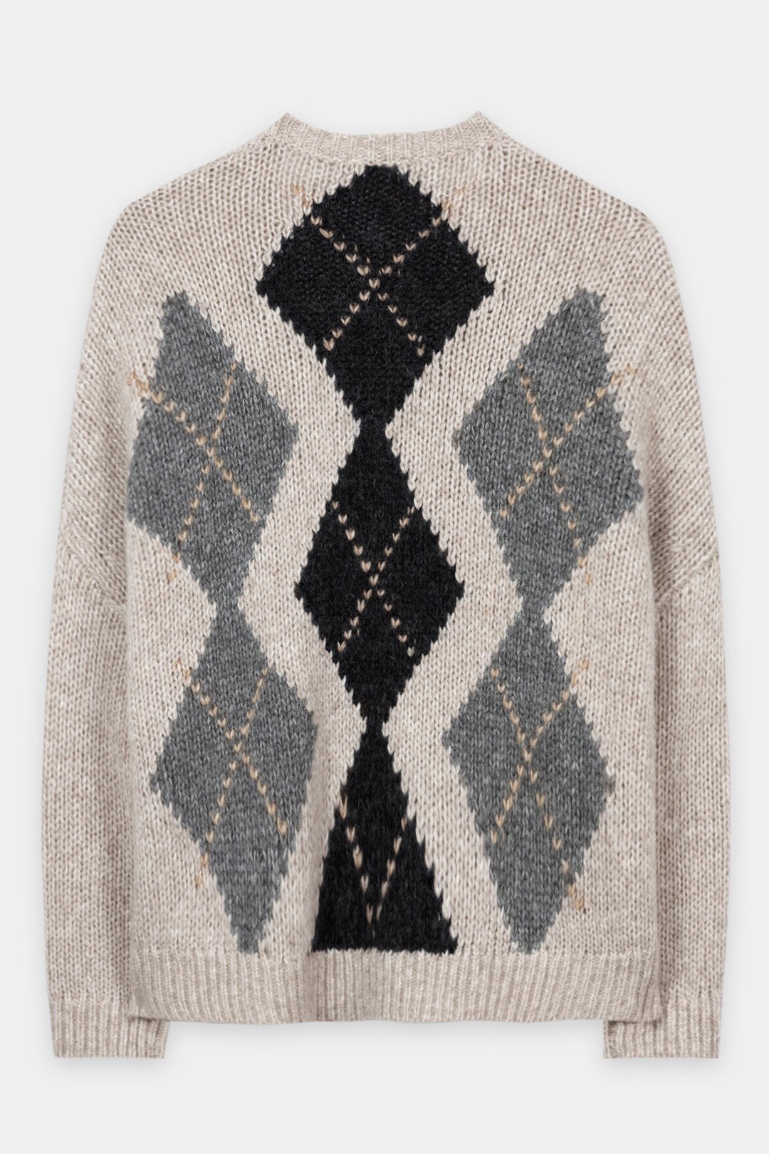 Luisa Cerano Multi Alpaca Cardigan 448379/5348 1231, back packshot
