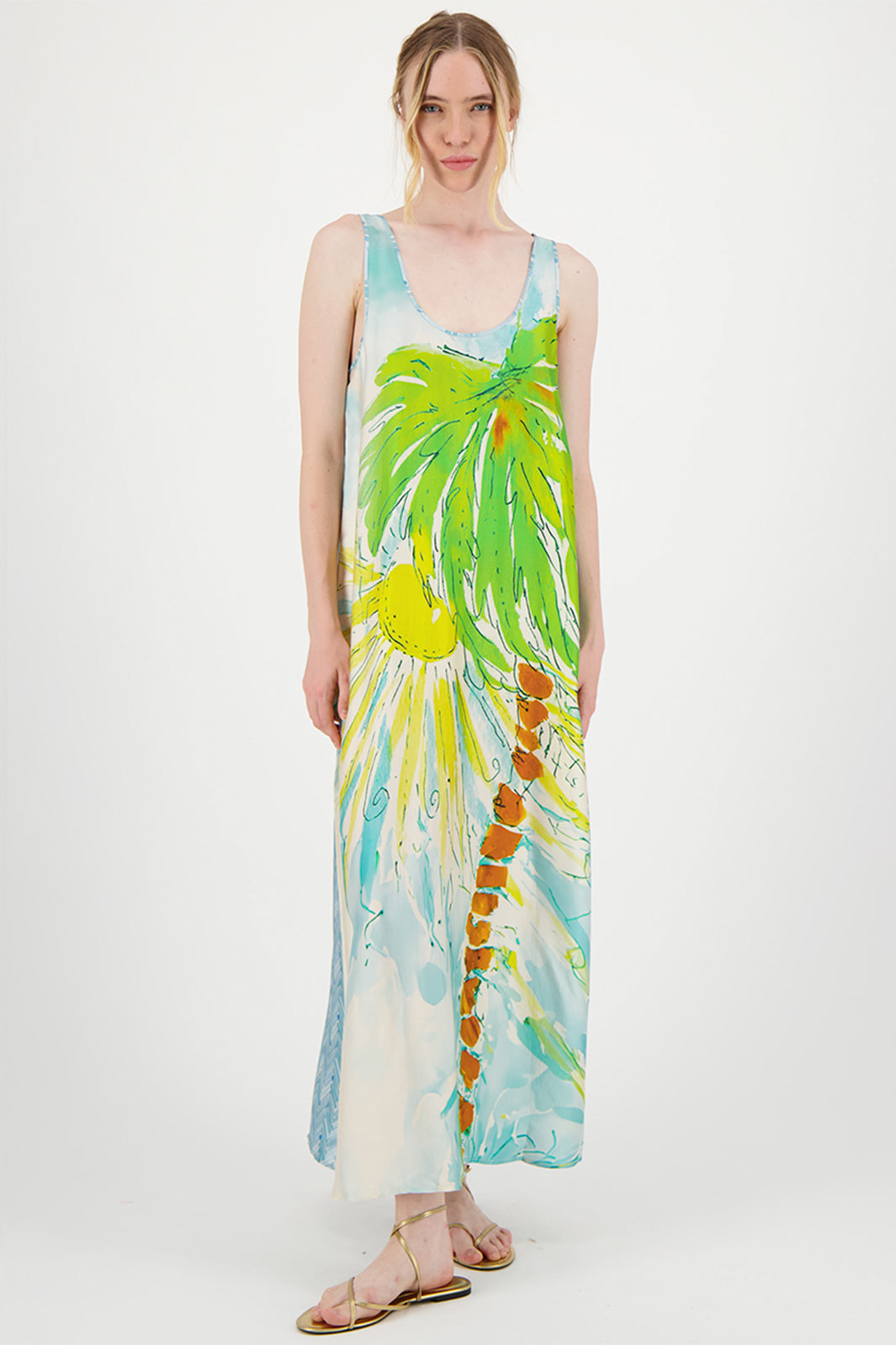 Me369 125L70796 Allison Sleeveless Dress Pura Vida - Lonah Boutique
