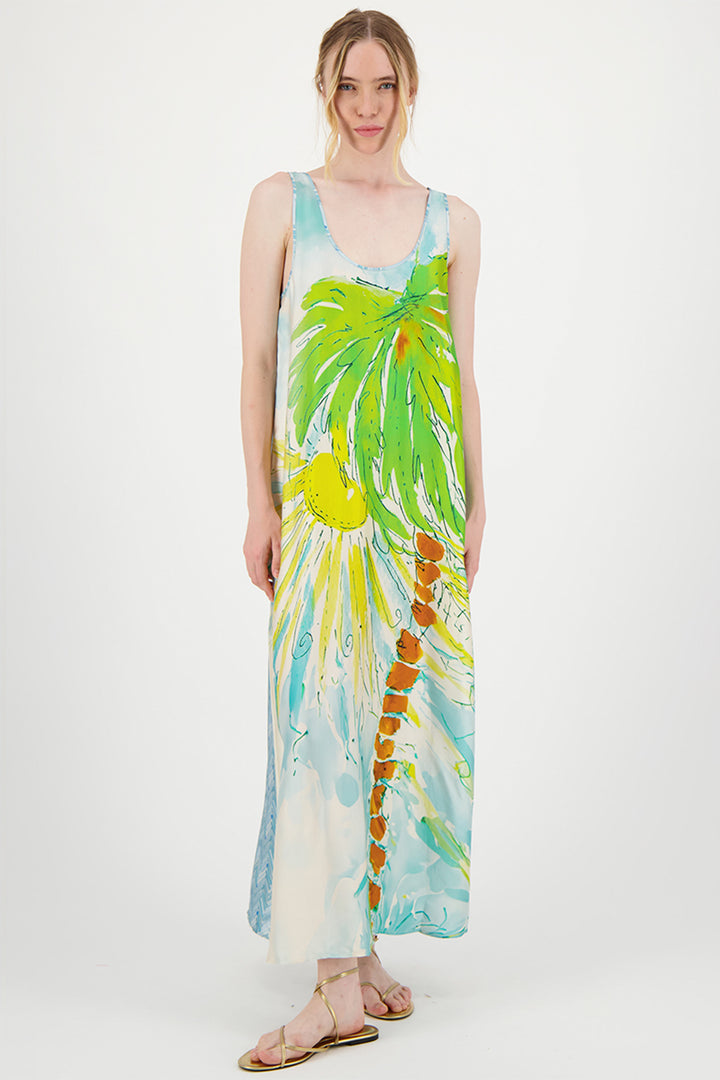 Me369 125L70796 Allison Sleeveless Dress Pura Vida - Lonah Boutique