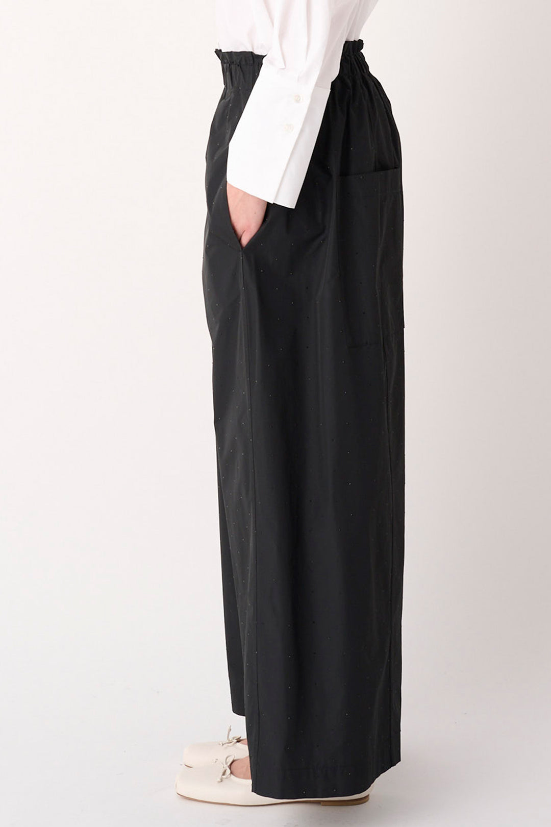 MeiMeij 16P M6FK02 Black Trousers with sparkle, side view