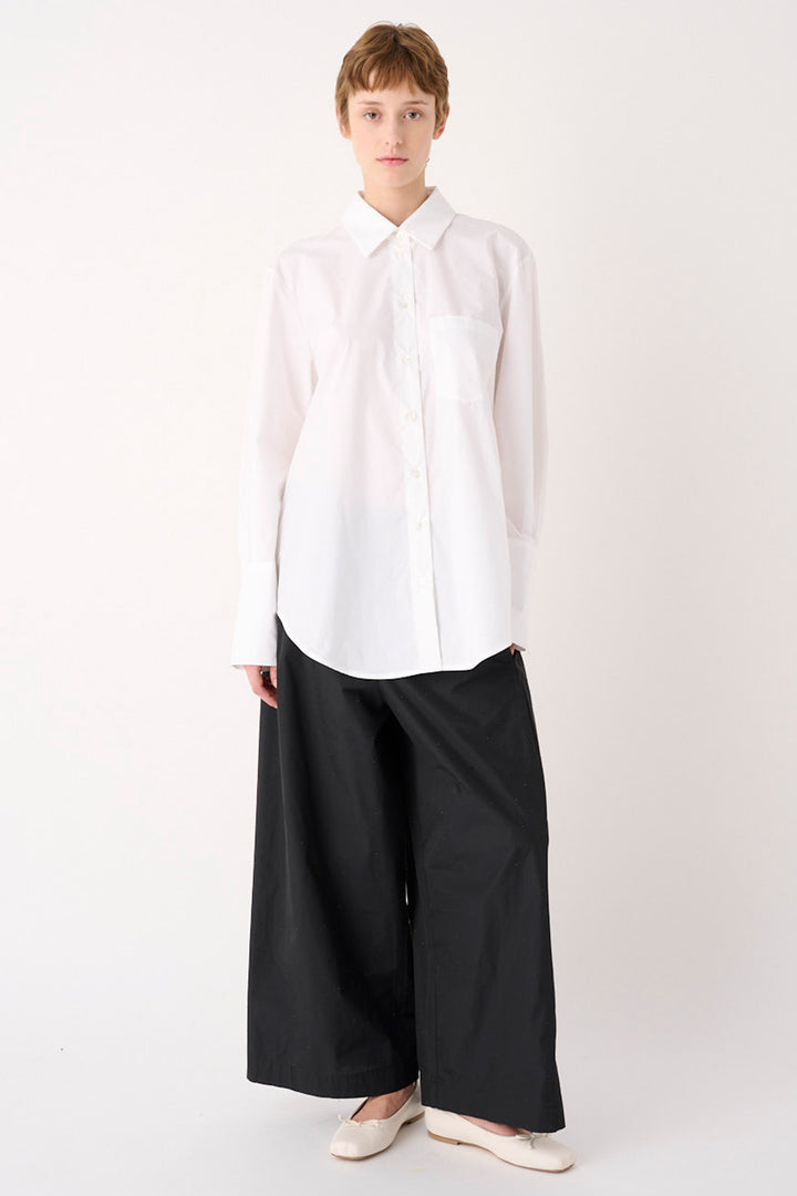 MeiMeij 16P M6FK02 Black Trousers with sparkle, styled full length