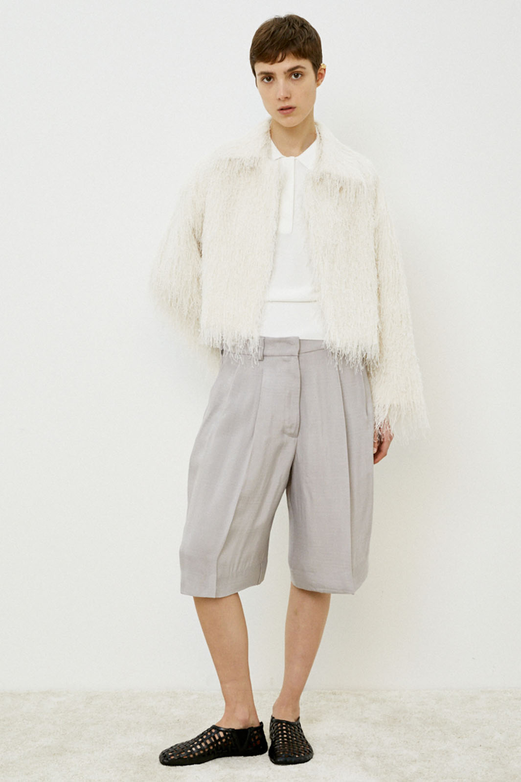 Meimeij Jacket Off White M5PAB0 - Lonah Boutique Westbourne