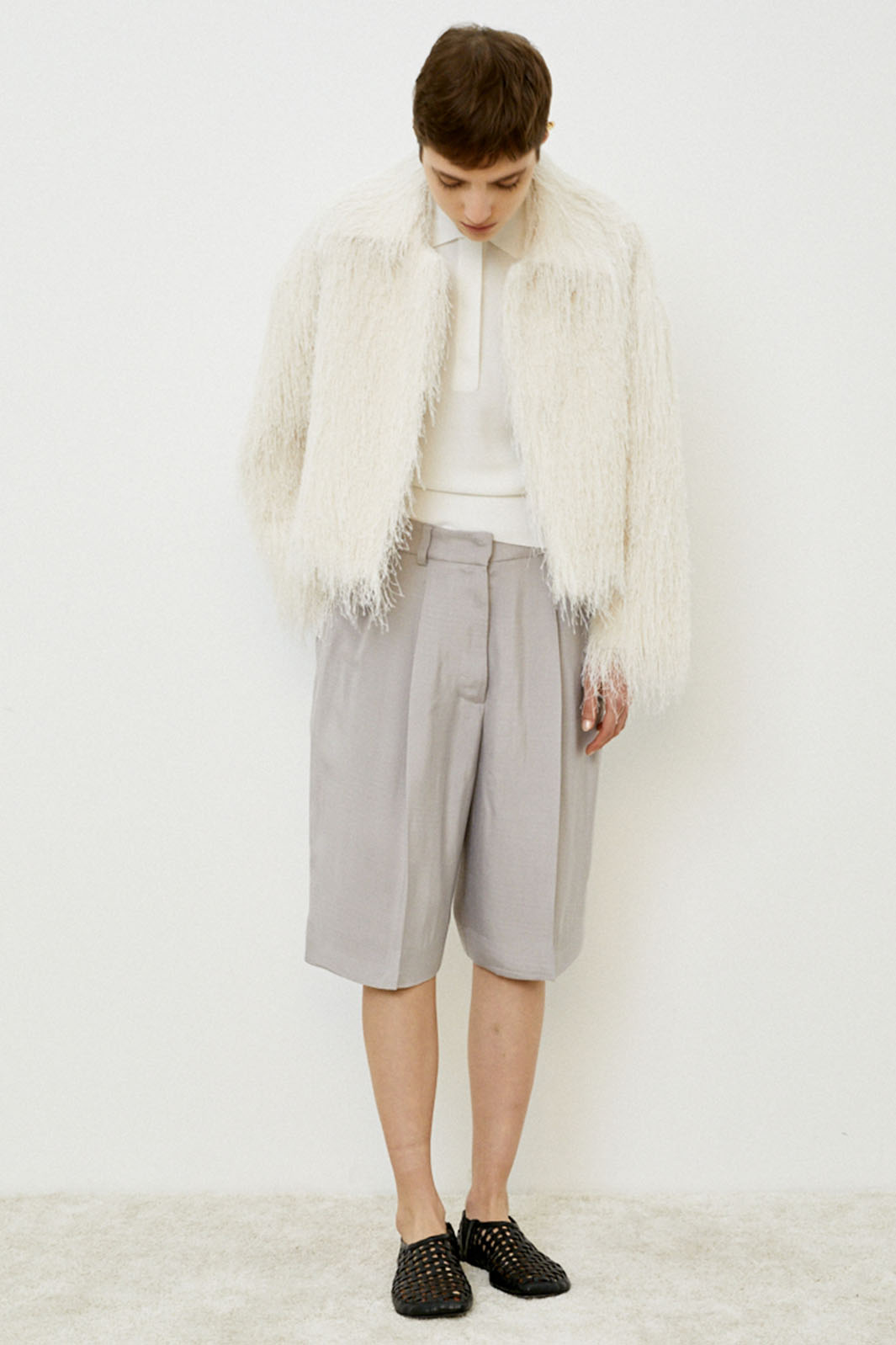 Meimeij Jacket Off White M5PAB0 - Lonah Boutique Westbourne
