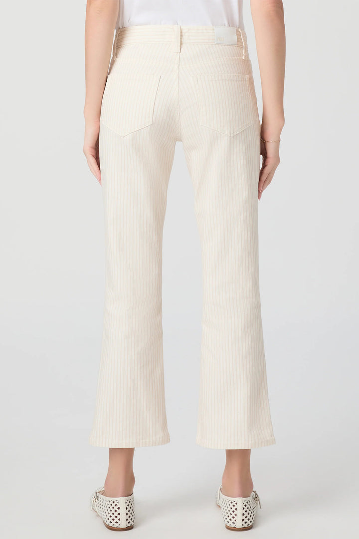 Paige 1L20R43-C996 Mason Tonal Stripe Crop Bootcut Jeans