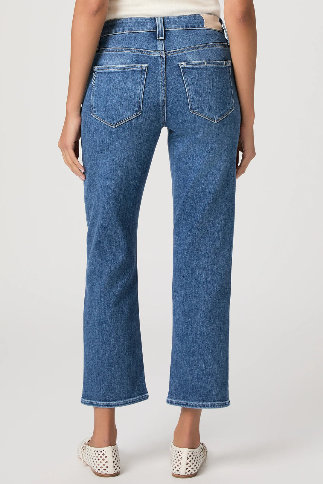 Paige 1R65E77-D037 Mason Ankle Straight Jeans Monaco Mist