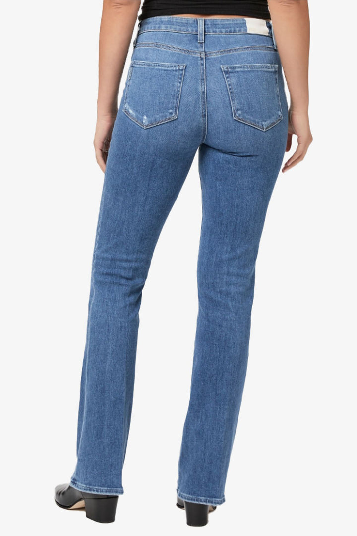Paige 6487F72-6044 Laurel Canyon High Rise Boot Cut Blue Jeans - Lonah Boutique Bournemouth