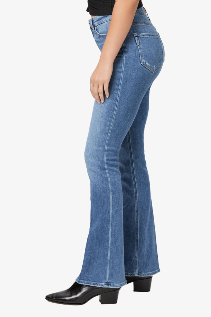 Paige 6487F72-6044 Laurel Canyon High Rise Boot Cut Blue Jeans - Lonah Boutique Bournemouth