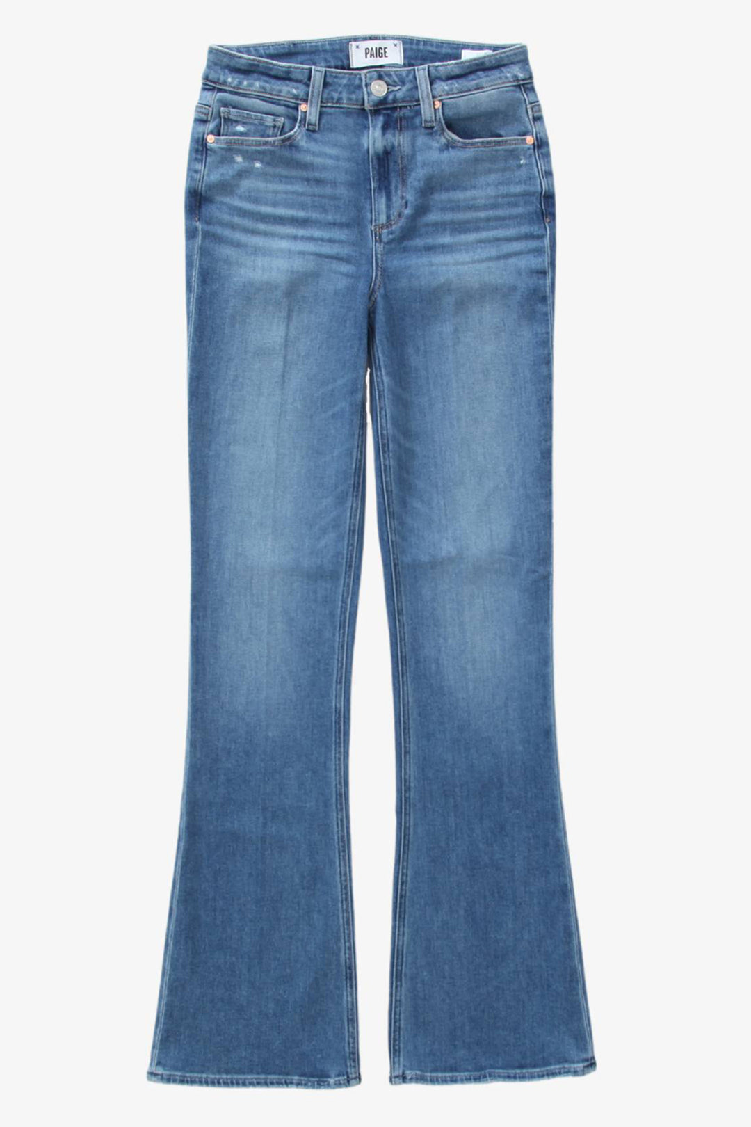 Paige 6487F72-6044 Laurel Canyon High Rise Boot Cut Blue Jeans - Lonah Boutique Bournemouth