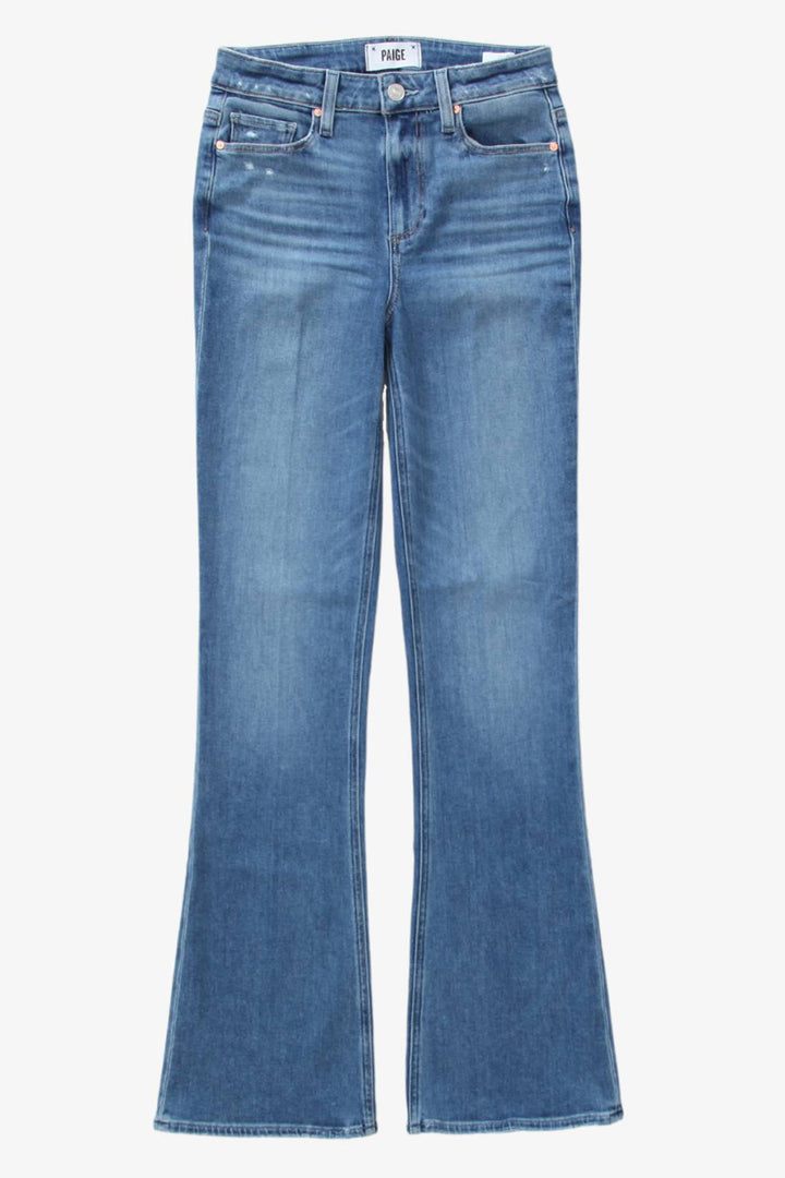 Paige 6487F72-6044 Laurel Canyon High Rise Boot Cut Blue Jeans - Lonah Boutique Bournemouth