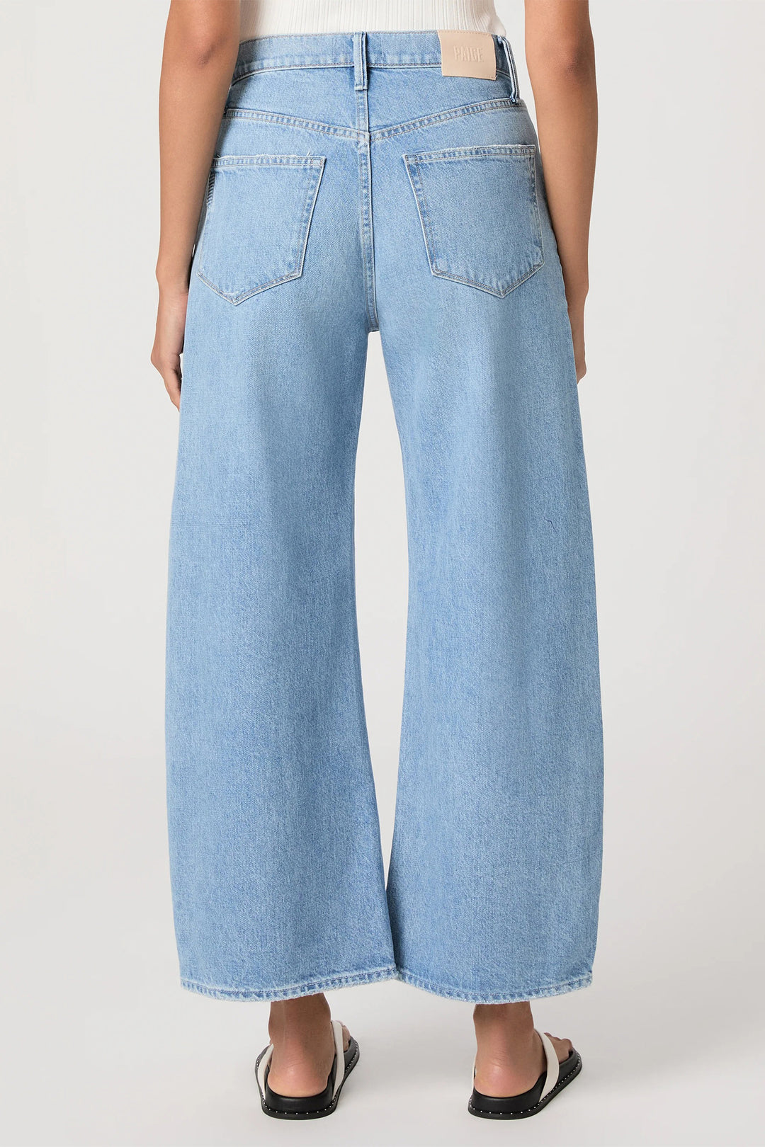 Paige Arellia 1J75028-D043 Ankle High Rise Barrel Leg Jeans