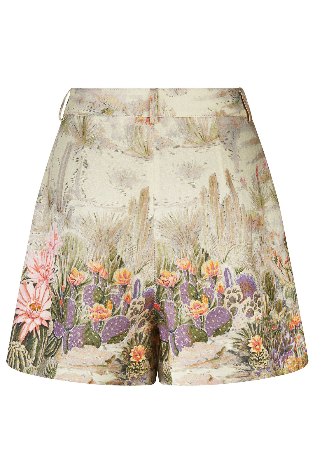 Riani 643880 4570 860 Straw Beige Desert Print Shorts