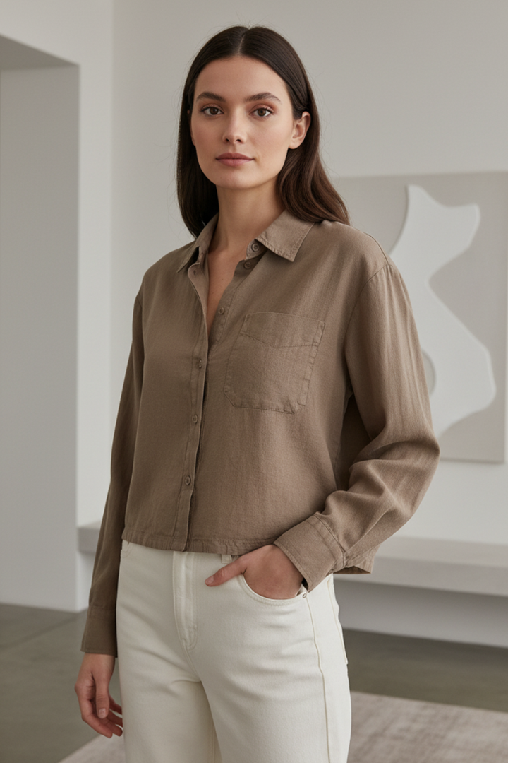 Riani 645690 4263 606 Coconut Brown Blouse