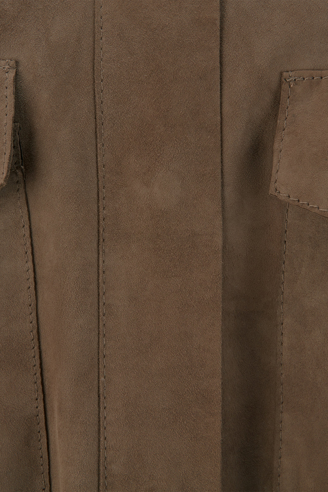 Riani 675020 pecan brown suede leather shirt jacket at Lonah Boutique
