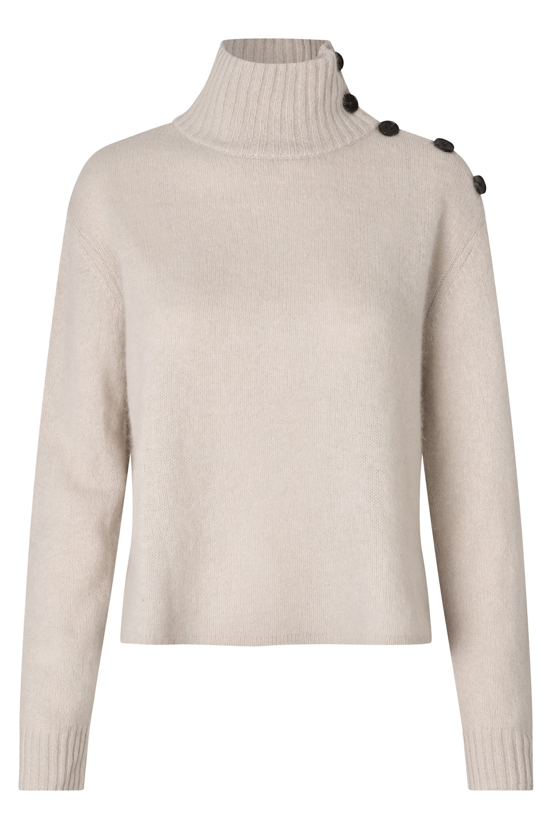 Six Ames Cilia Oatmeal Beige Jumper 72364 C3820, front packshot