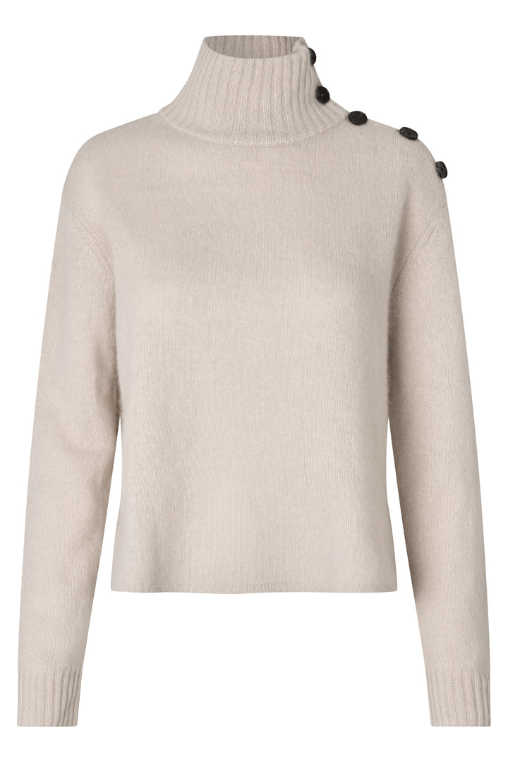 Six Ames Cilia Oatmeal Beige Jumper 72364 C3820, front packshot