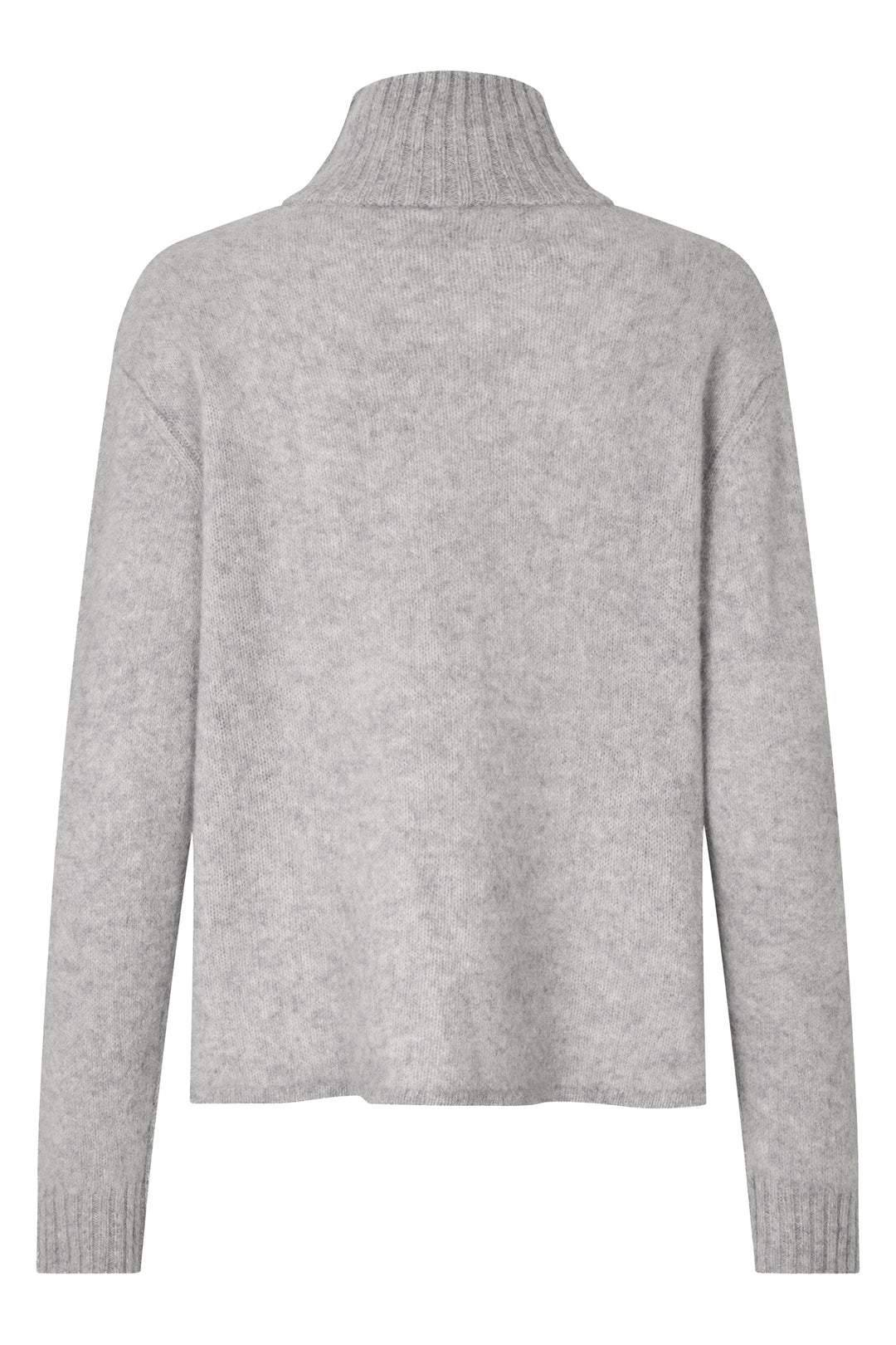 Six Ames Cilia Titanium Grey Melange Jumper 72364 C3895, back packshot