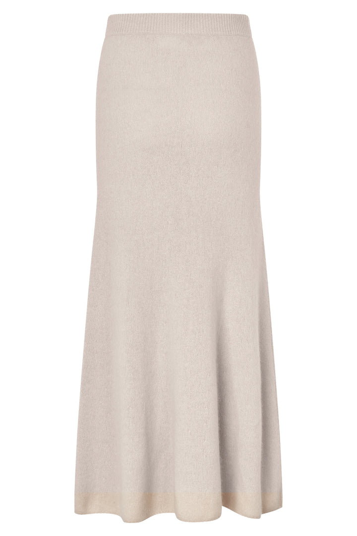 Six Ames Isabella Oatmeal Beige Skirt 72396 C3820, back packshot