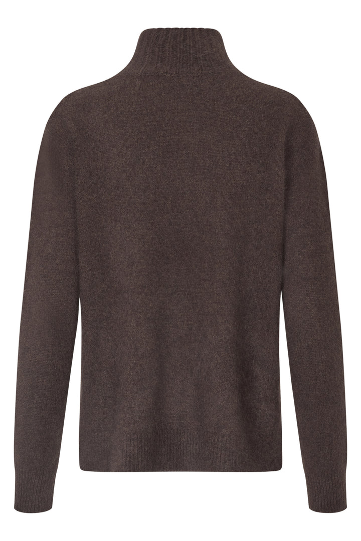 Six Ames Jade Espresso Brown Jumper 72395 C3920, back packshot