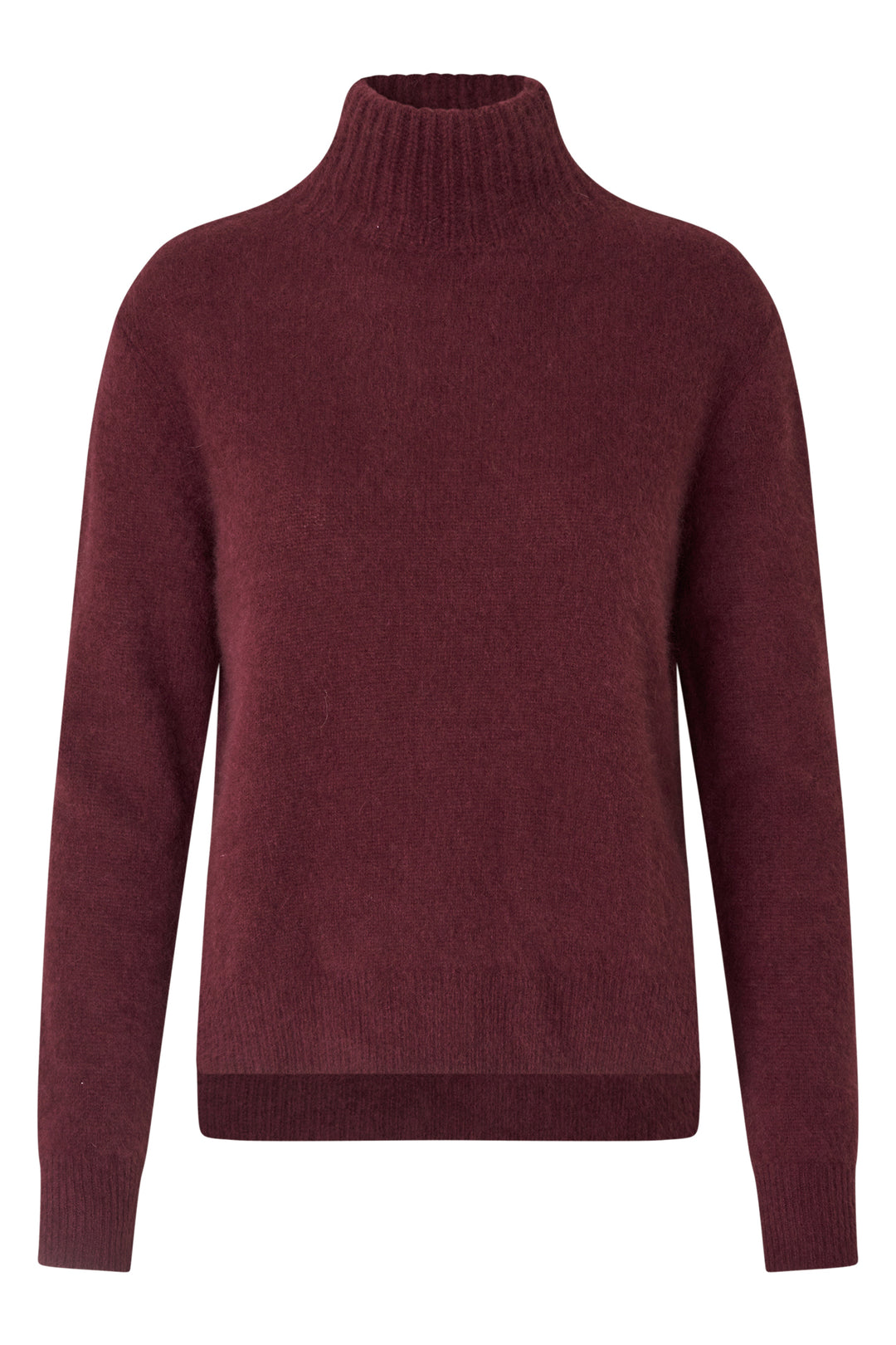 Six Ames Jade Fig Red Jumper 72395 C2016, front packshot