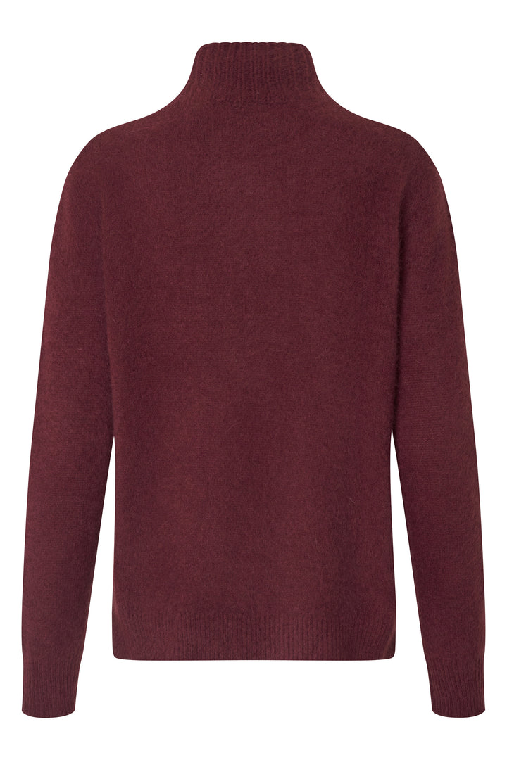 Six Ames Jade Fig Red Jumper 72395 C2016, back packshot