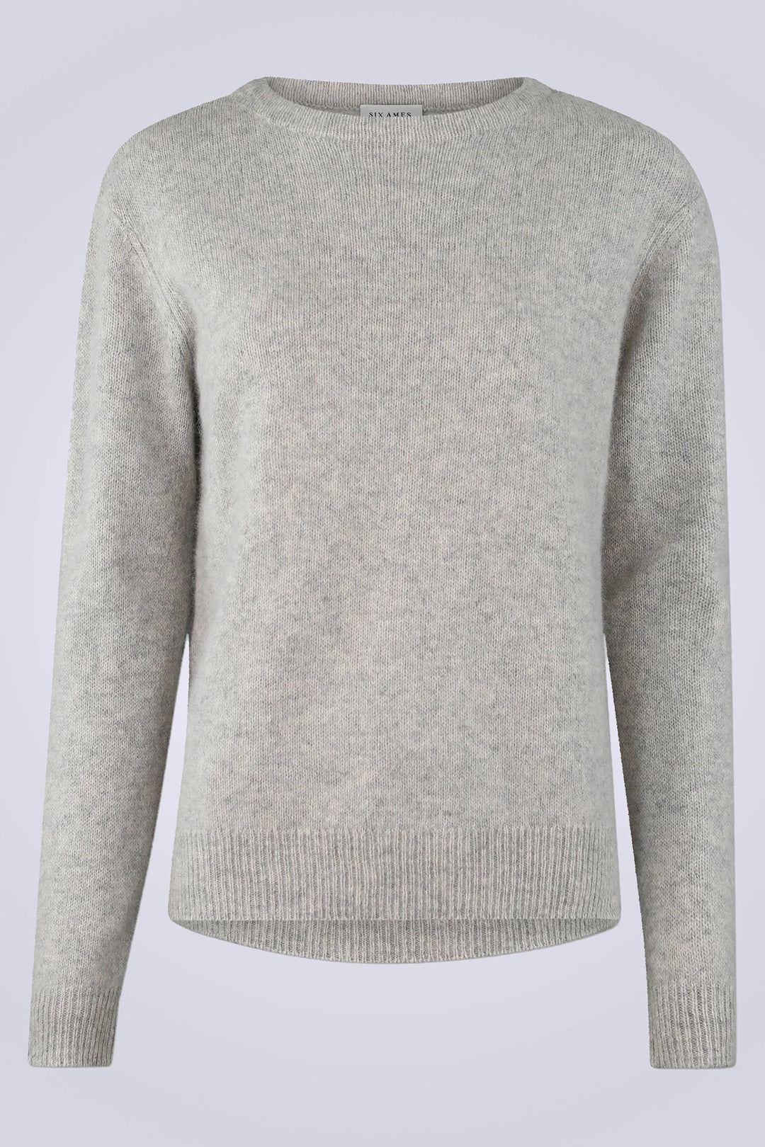 Gray sweater on a light gray background