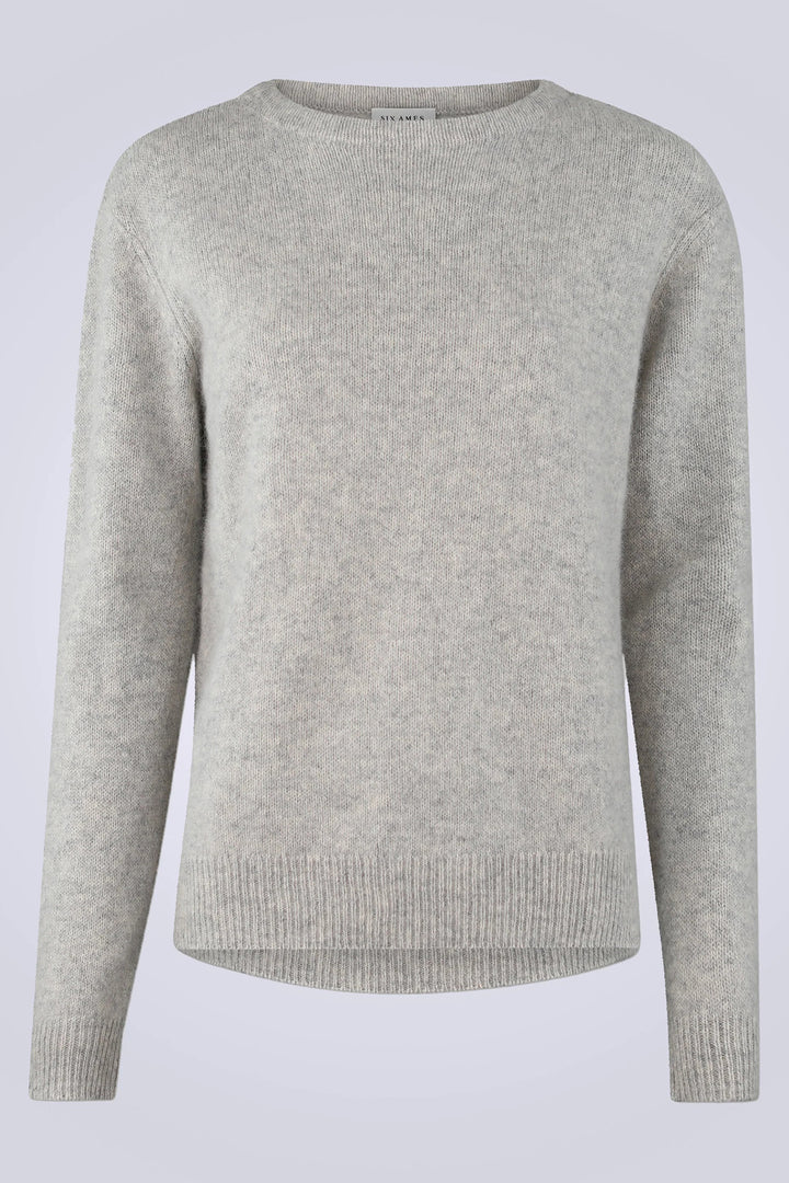 Gray sweater on a light gray background
