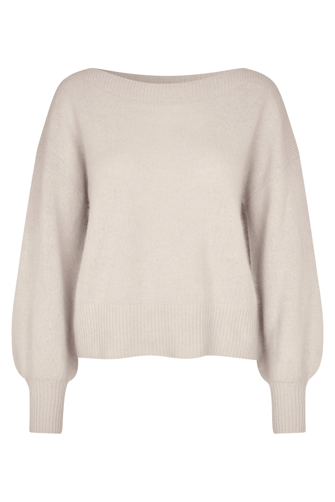 Six Ames Malou Oatmeal Beige Jumper 72393 C3820, front packshot