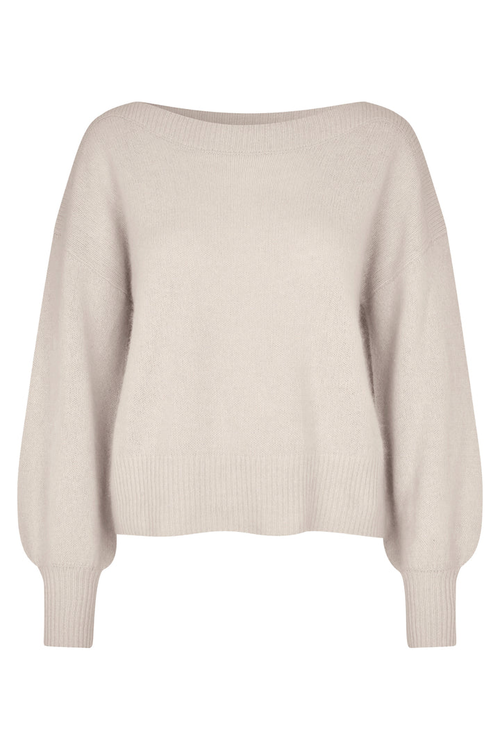 Six Ames Malou Oatmeal Beige Jumper 72393 C3820, front packshot