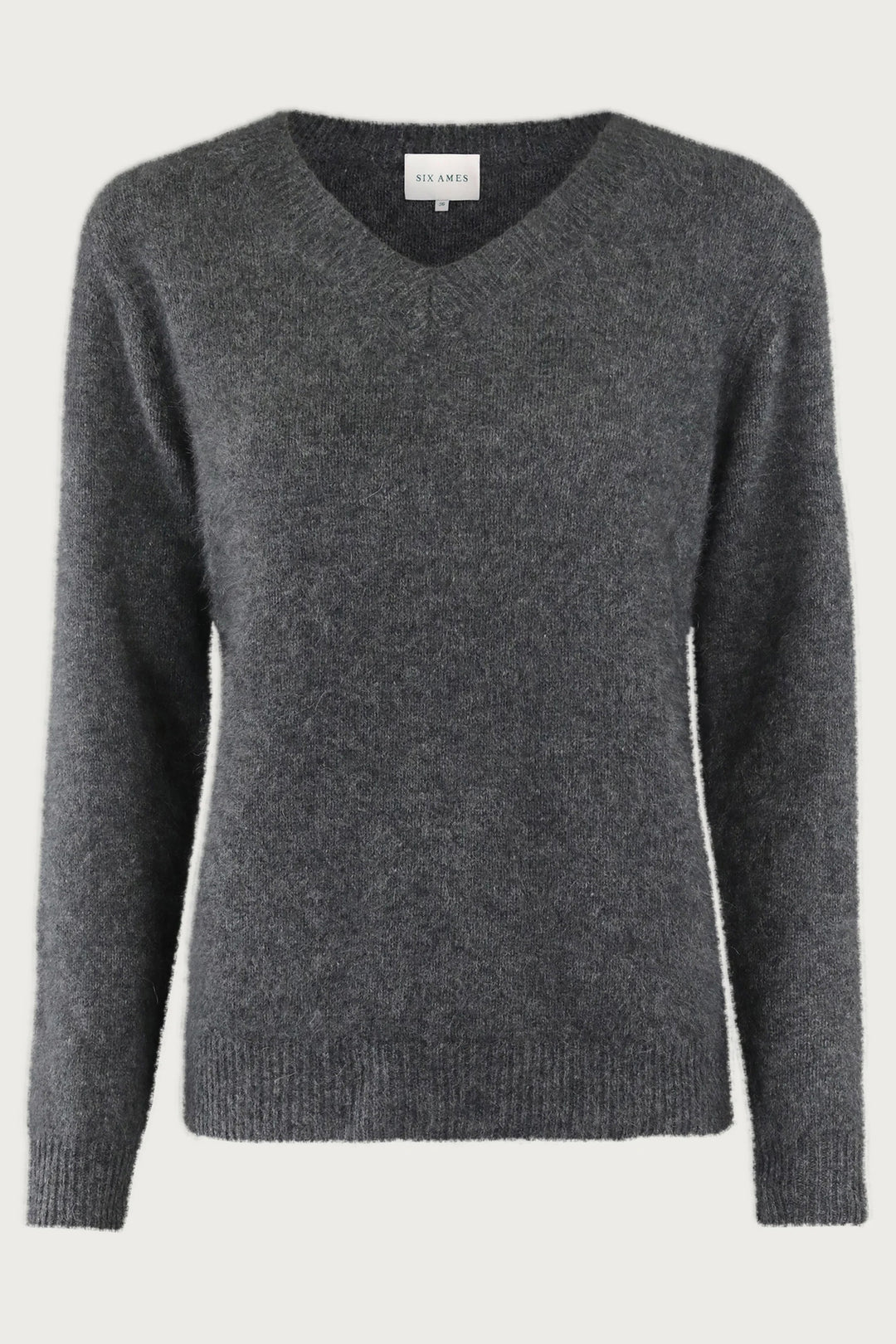 Gray sweater on a light gray background