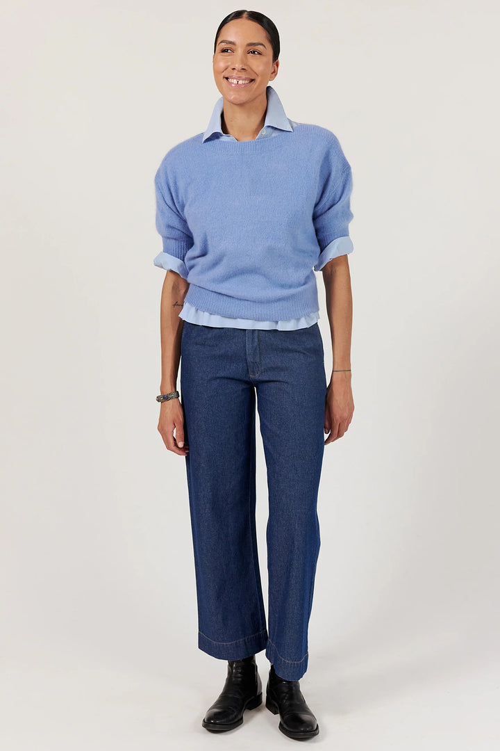 Six Ames Moi 72134 Allure Boat Neck Sweater
