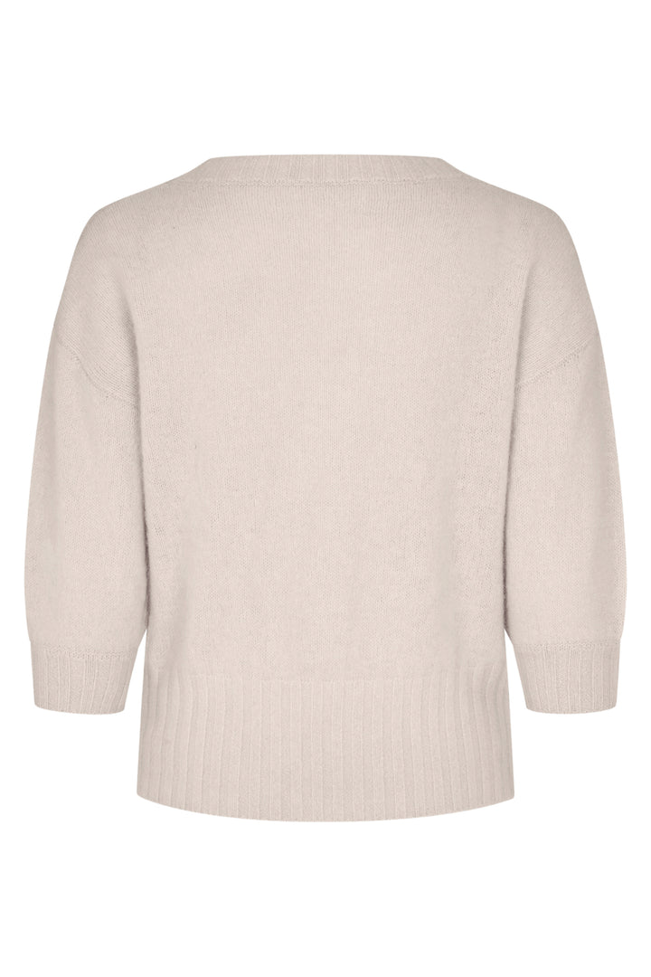 Six Ames Mona Oatmeal Beige Jumper 72379 C3820, back packshot