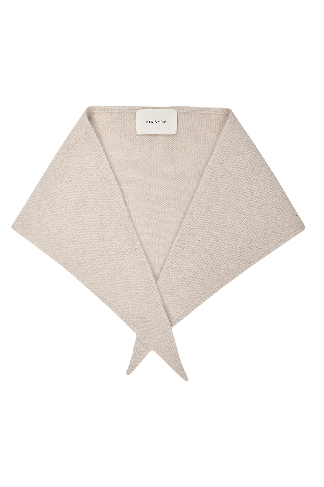 Six Ames Paula Oatmeal Beige Scarf 72409 C3820, front packshot
