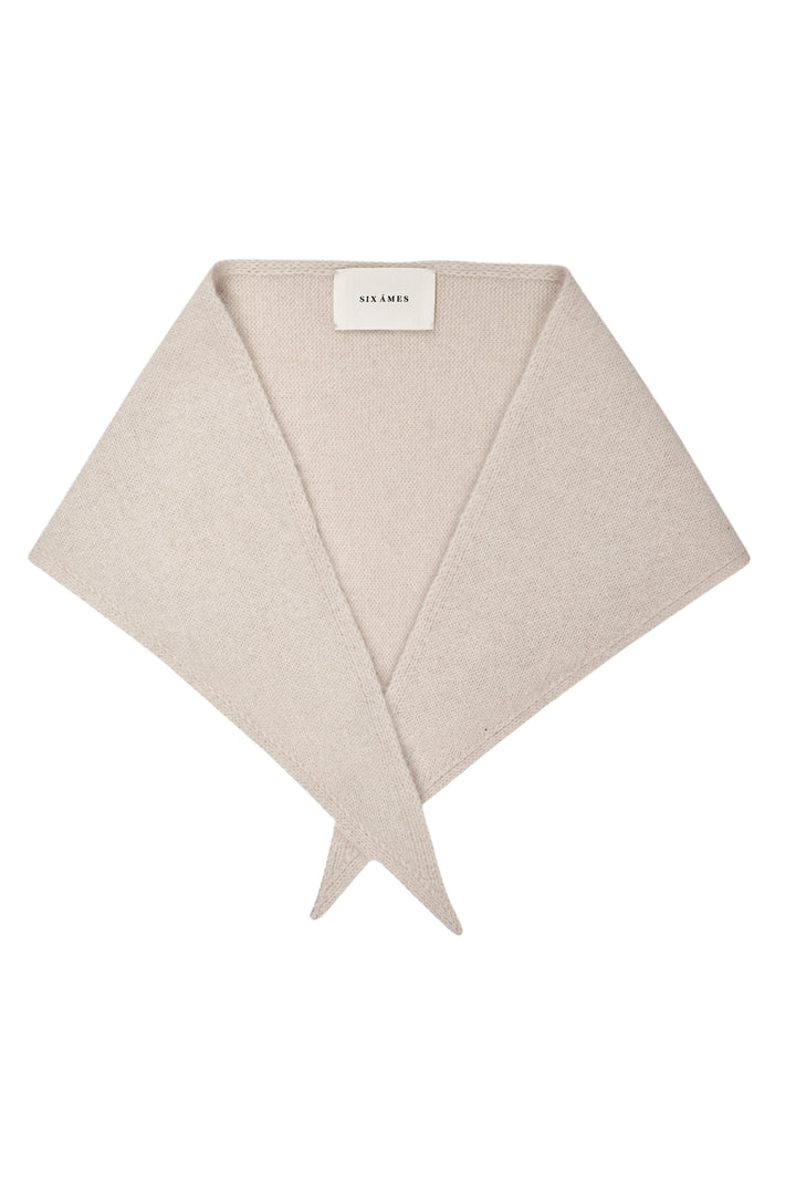Six Ames Paula Oatmeal Beige Scarf 72409 C3820, front packshot