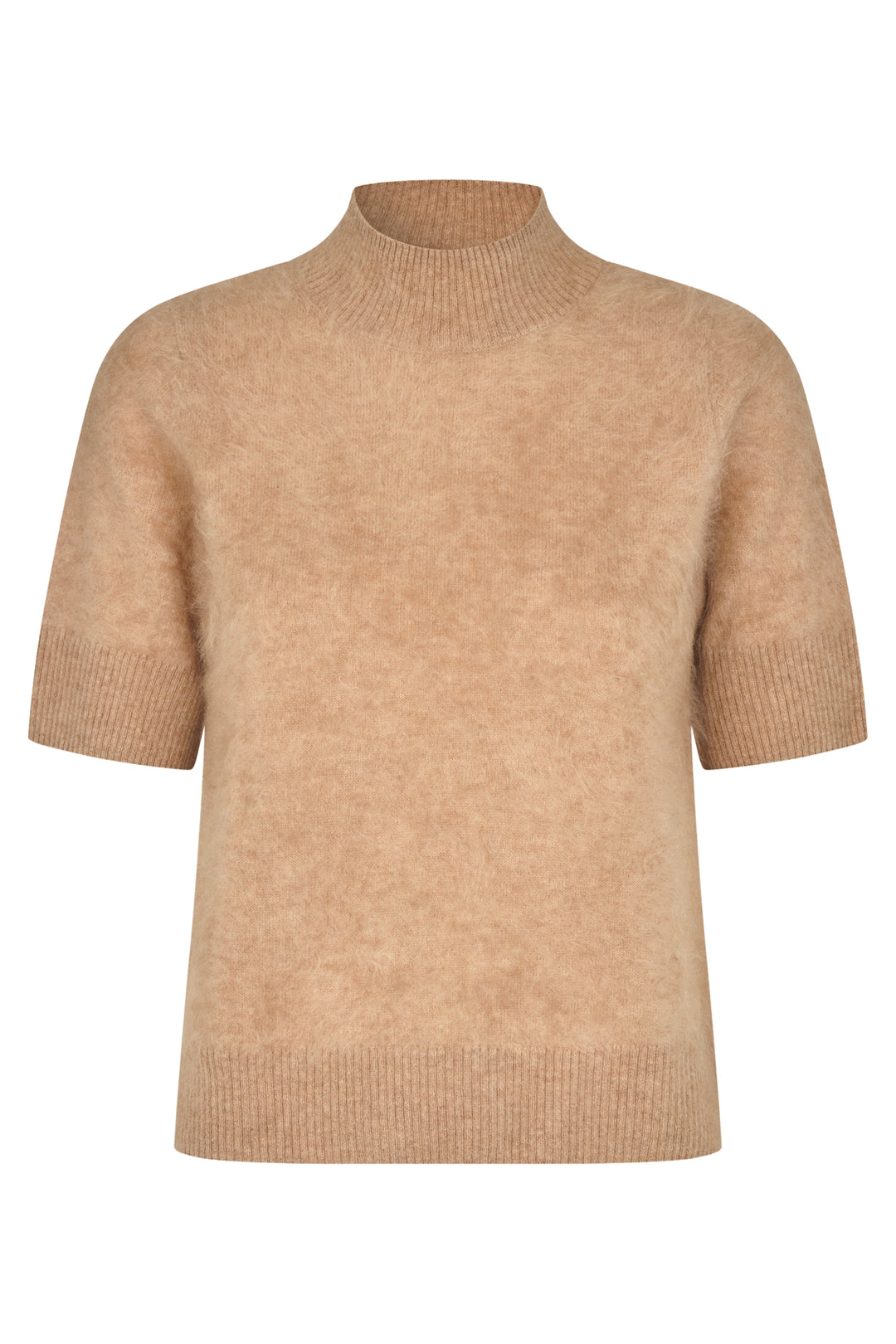 Six Ames Roma Biscotti Beige Melange Jumper 72357 C3890, front packshot