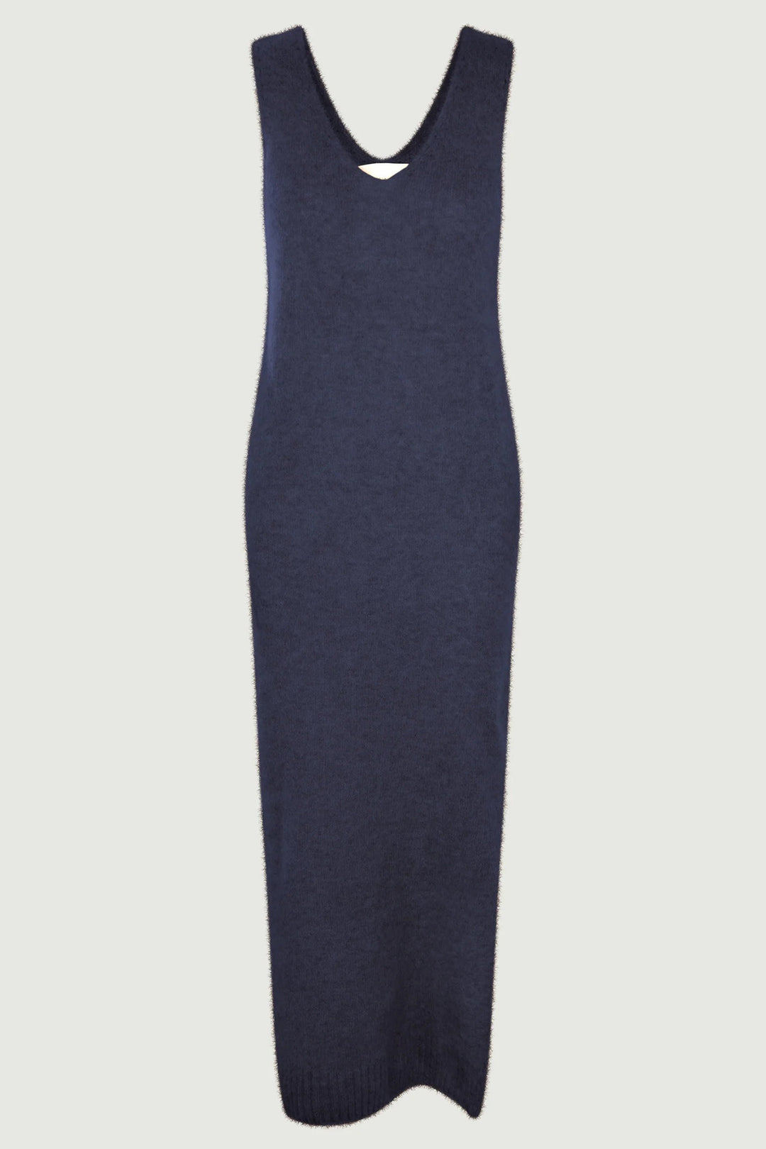 Six Ames Zenia 72237 Night Sky Navy Knitted Long Sleeveless Dress C7090